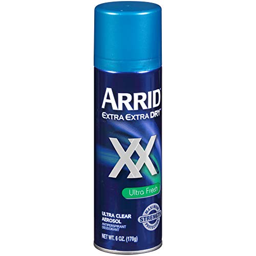 Arrid XX Extra Extra Dry Ultra Clear Aerosol Antiperspirant Deodorant, Ultra ...