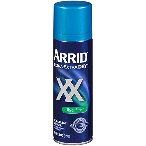 Arrid XX Extra Extra Dry Ultra Clear Aerosol Antiperspirant Deodorant, Ultra ...