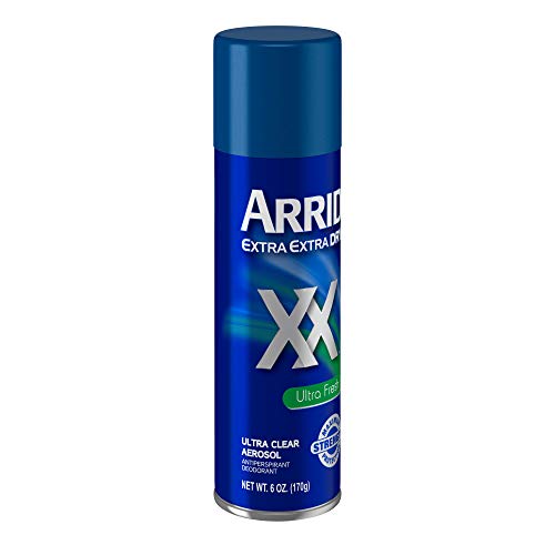 Arrid XX Extra Extra Dry Ultra Clear Aerosol Antiperspirant Deodorant, Ultra ...