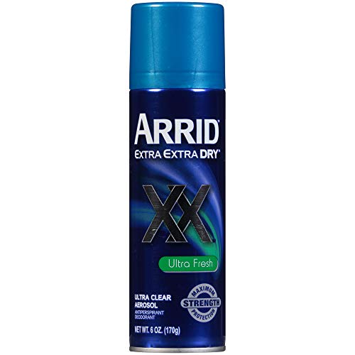 Arrid XX Extra Extra Dry Ultra Clear Aerosol Antiperspirant Deodorant, Ultra ...