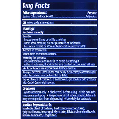 Arrid XX Extra Extra Dry Ultra Clear Aerosol Antiperspirant Deodorant, Ultra ...