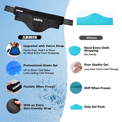 Neck Ice Pack Wrap, Cold Compress Therapy for Cervical, Shoulder Pain Relief,...