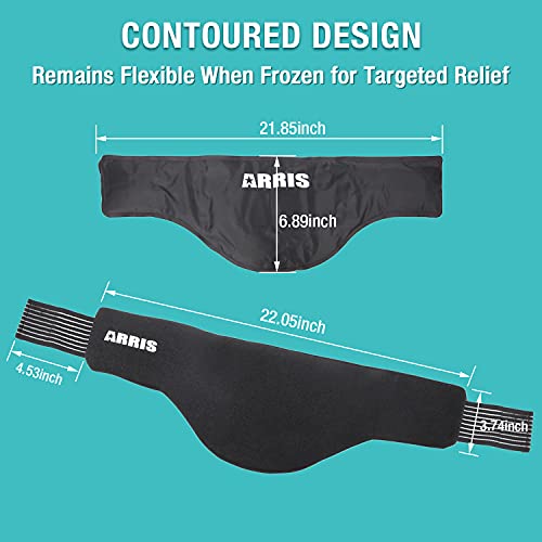 Neck Ice Pack Wrap, Cold Compress Therapy for Cervical, Shoulder Pain Relief,...