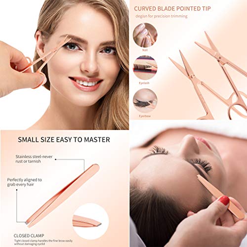 Arroyner 5 Pieces Eyelash Applicator Tool False Eyelashes Applicator Eyebrow ...