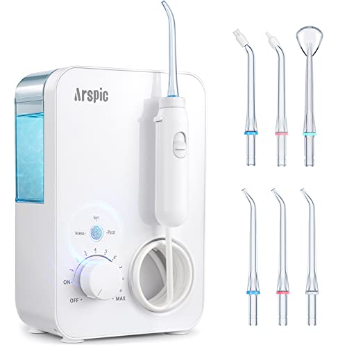 Water Flosser for Braces Teeth Cleaning, 3 Flossing Modes & 10 Settings, 600M...