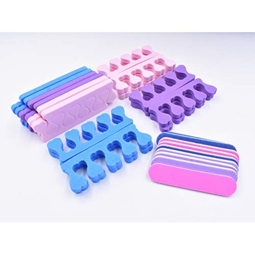 12 Pair Soft Two Tone Foam Toe Separators, Toe Spacers, Great Toe Cushions fo...
