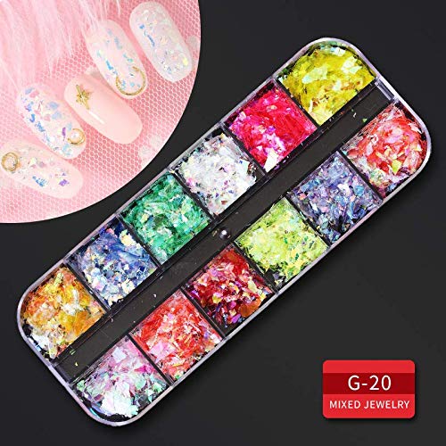 Artdone 9 boxes Nail Rhinestones,Nail Gems Nail Diamonds,Nail Art Studs Nail ...