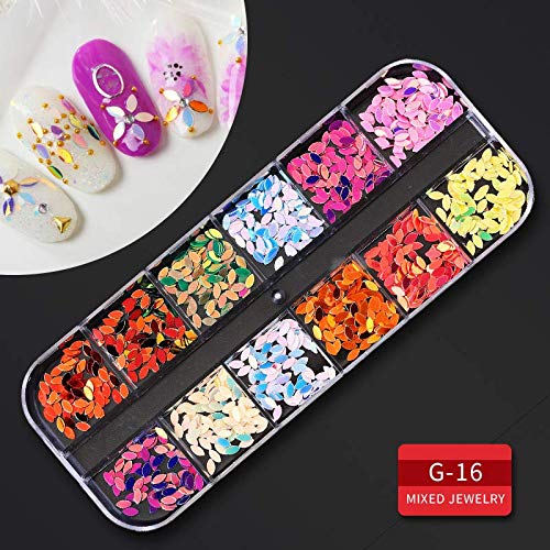 Artdone 9 boxes Nail Rhinestones,Nail Gems Nail Diamonds,Nail Art Studs Nail ...