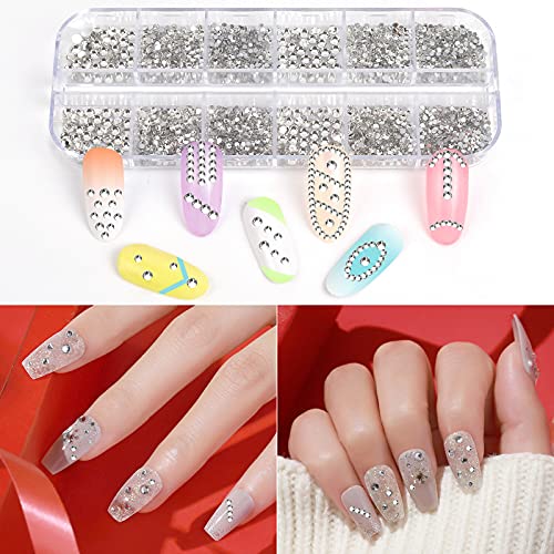 Artdone Nail Art Decoration Kit,Crystal Nail Rhinestones,48 Sheets Nail Stick...