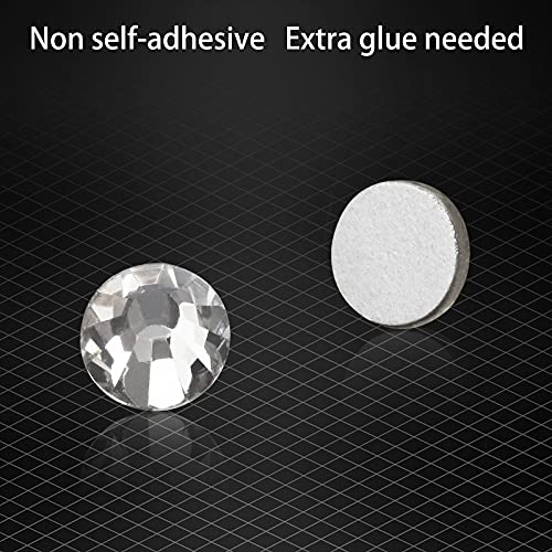 Artdone nail art Rhinestones 5000pcs+2000pcs+1728pcs+120pcs Multi Shapes Glas...