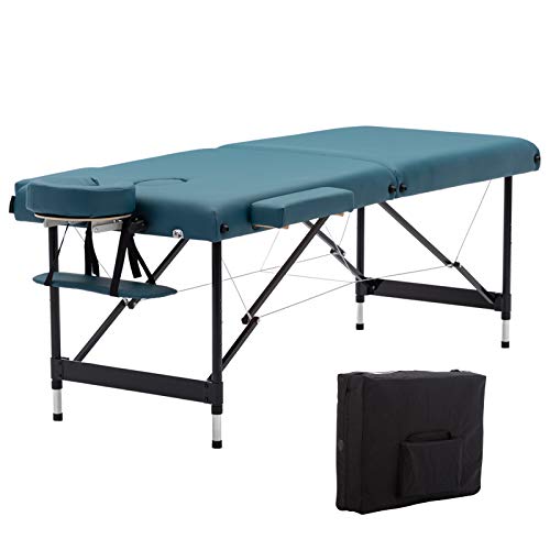 Artechworks Lightweight Massage Table with Aluminium Frame, 2 Fold Beauty The...