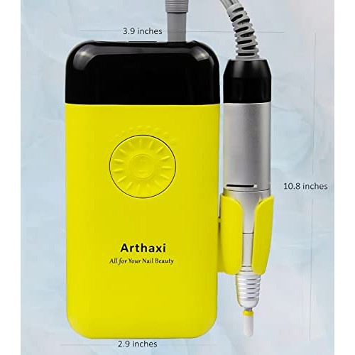 Rechargeable Electric Nail Drill for Acrylic Nails Professional in Salon, Art...