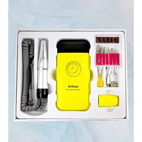 Rechargeable Electric Nail Drill for Acrylic Nails Professional in Salon, Art...
