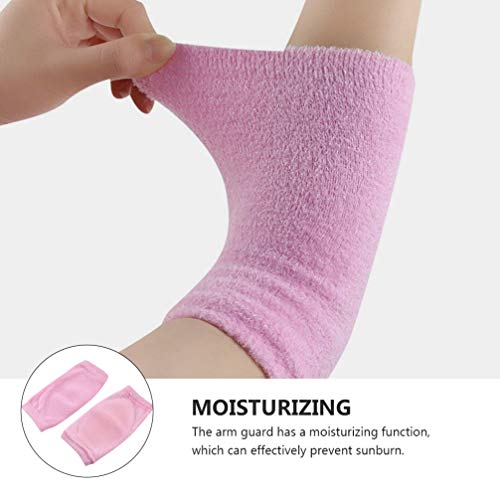 ARTIBETTER 2 Pairs Elbow Moisturizing Sleeve Breathable Gel Protection Cover ...