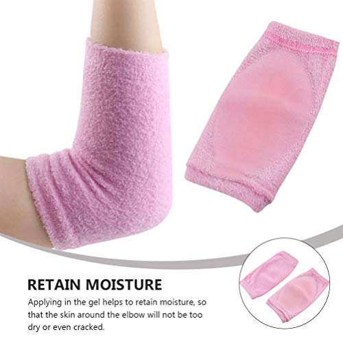 ARTIBETTER 2 Pairs of Elbow Moisturizing Sleeve Elbow Gel Cover Elbow Protect...