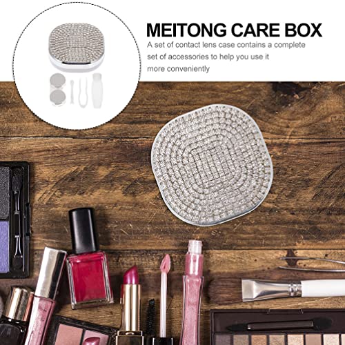 ARTIBETTER 2 Sets Contact Lense Storage Case with Remover Stick Tweezers Scoo...