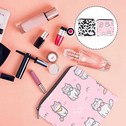 ARTIBETTER 2Pcs Sanitary Napkin Storage Bag Pouch Period Bags Coin Purse Cosm...