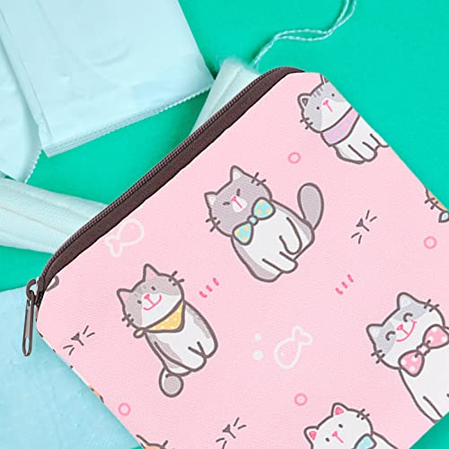 ARTIBETTER 2Pcs Sanitary Napkin Storage Bag Pouch Period Bags Coin Purse Cosm...
