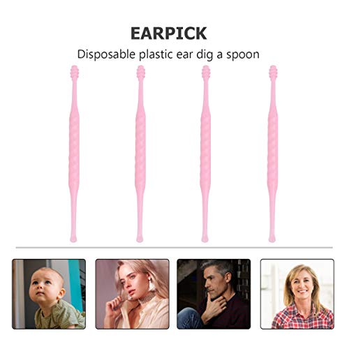 ARTIBETTER 30Pcs Ear Wax Cleaner Plastic Ear Pick Ear Cleaning Spoon Ear Pick...