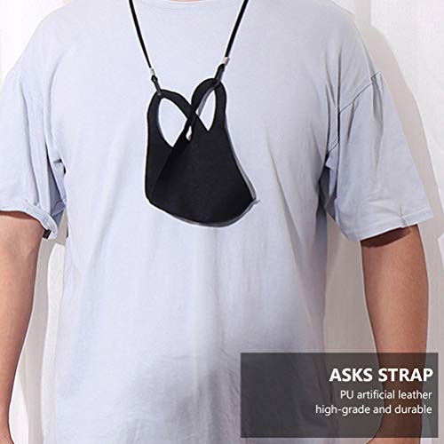 ARTIBETTER 3pcs Eye Glasses String Strap Leather Face Cover Holder Lanyard Ar...