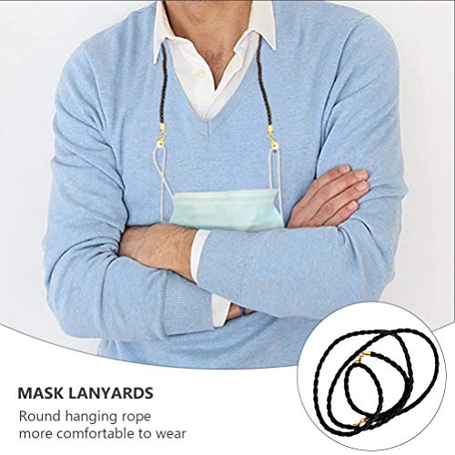 ARTIBETTER 3pcs Eye Glasses String Strap Leather Face Cover Holder Lanyard Ar...