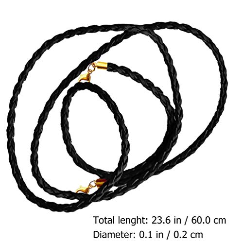 ARTIBETTER 3pcs Eye Glasses String Strap Leather Face Cover Holder Lanyard Ar...