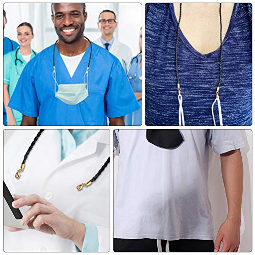 ARTIBETTER 3pcs Eye Glasses String Strap Leather Face Cover Holder Lanyard Ar...