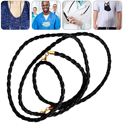 ARTIBETTER 3pcs Eye Glasses String Strap Leather Face Cover Holder Lanyard Ar...