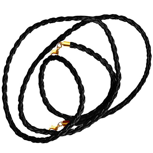 ARTIBETTER 3pcs Eye Glasses String Strap Leather Face Cover Holder Lanyard Ar...