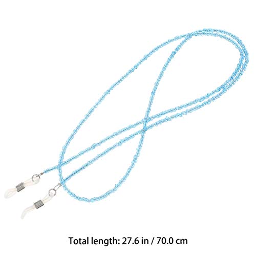 ARTIBETTER 4pcs Beaded Glasses Chains Retro Acrylic Bead Eye Glasses Lanyard ...