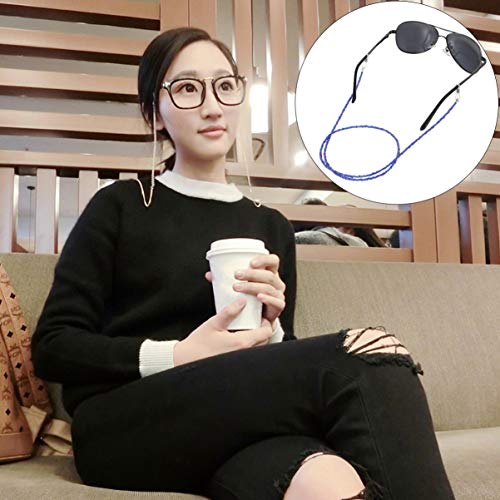 ARTIBETTER 4pcs Beaded Glasses Chains Retro Acrylic Bead Eye Glasses Lanyard ...