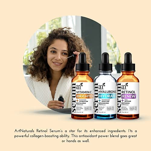 artnaturals Anti Aging Vitamin C Serum for Face, Facial Skin Care Products 3 ...
