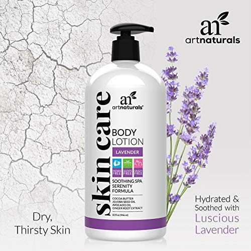 artnaturals Cocoa Butter Natural Body Lotion - Lavender-Scented SPA SERENITY ...