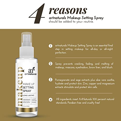 artnaturals Makeup Setting Spray - Long Lasting Face Oil Control - Matte Fini...