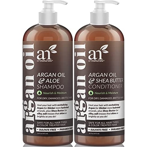 artnaturals Moroccan Argan Oil Shampoo and Conditioner Set - (2 x 16 Fl Oz / ...