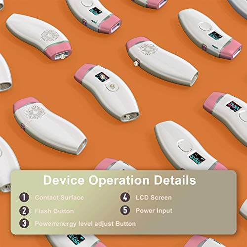 IPL Hair Removal for Women and Men, Permanent Laser Hair Remover device Upgra...