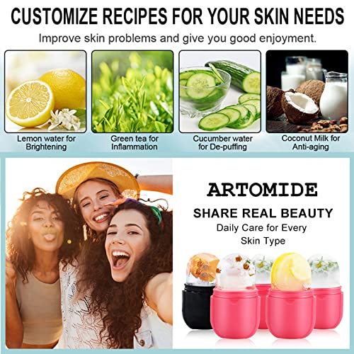 Ice Roller For Face Silicone Ice Face Roller Skin Care Facial Ice Roller Icin...