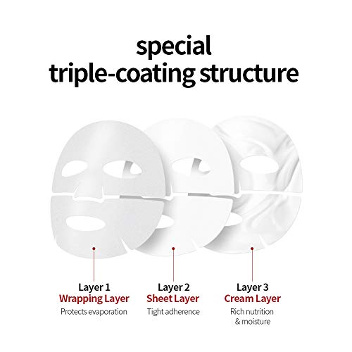 Regenerative Schild Mask, Triple-coated Wrapping High Nutritional Cream Sheet...