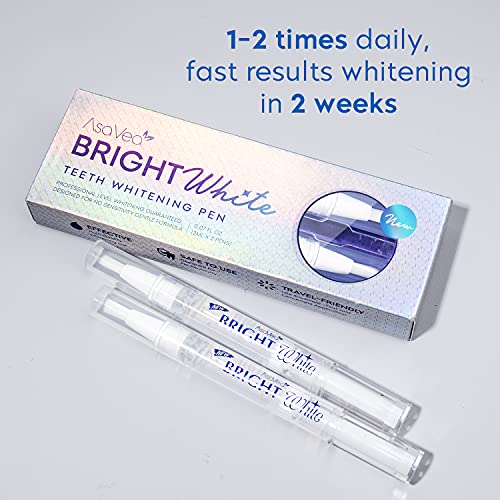 AsaVea Teeth Whitening Pen - Comfortable and Convenient Teeth Whitening at Ho...