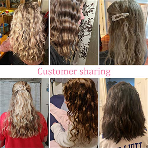 3 Barrel Curling Iron Wand - Dual Voltage Temperature Adjustable 25mm Hair Cr...