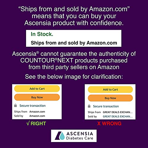 Ascensia Contour Next On The Go Blood Glucose Test Strips, 15 Count