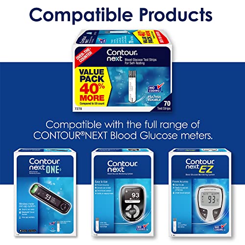 CONTOUR NEXT Blood Glucose Test Strips, 35 Count