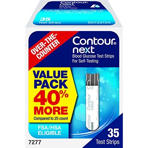 CONTOUR NEXT Blood Glucose Test Strips, 35 Count