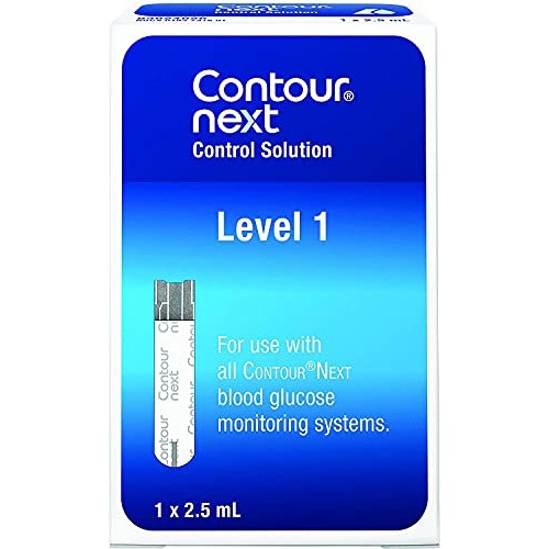 CONTOUR NEXT Control Solution for Glucose Test Meter, Level 1, 2.5mL Bottle