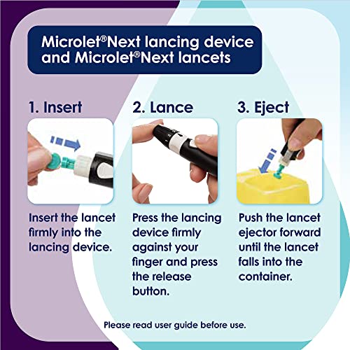 MICROLET NEXT Adjustable Lancing Device, 5 Depth Settings