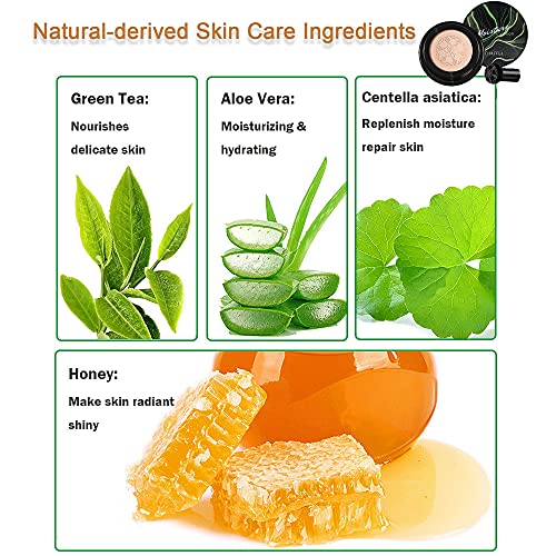 Mushroom Head Air Cushion CC Cream Foundation, Moisturizing BB Cream Nude Lon...