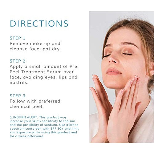 ASDM Beverly Hills Pre Peel Treatment Face Serum 2oz 60ml, Medical Strength A...