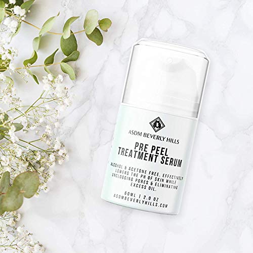 ASDM Beverly Hills Pre Peel Treatment Face Serum 2oz 60ml, Medical Strength A...