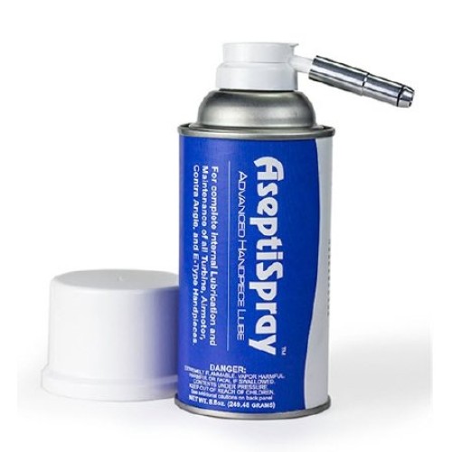 Aseptico AseptiSpray Lubricant & Cleaner 8.8oz Spray for Internal Lubrication...