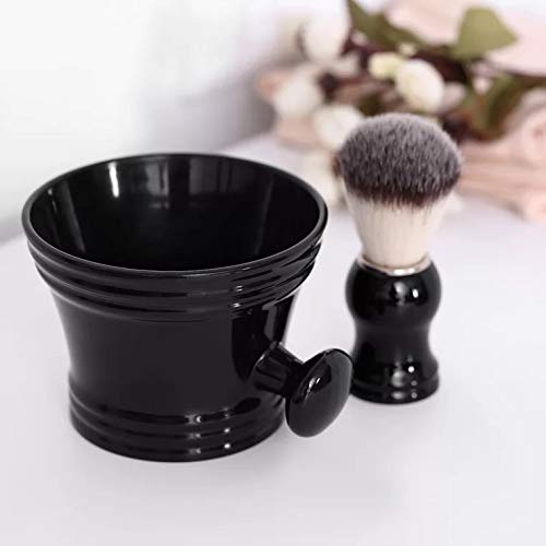 Traditional Beard Shaving Tools Set - Best Mug Bowl Made of ABS and Shaving B...